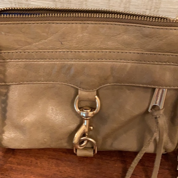 Rebecca minkoff Taupe leather crossbody 81/2 wide - Picture 3 of 9